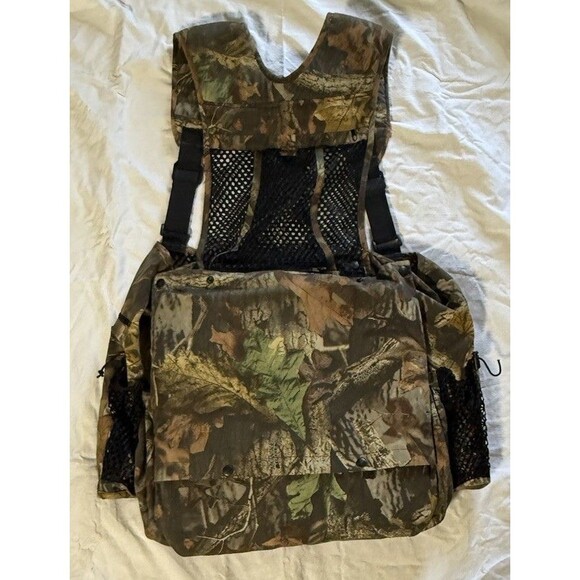 Vintage 10X Advantage Timber Turkey Field Hunting Vest Size 2XL With Seat Pad - Picture 2 of 7